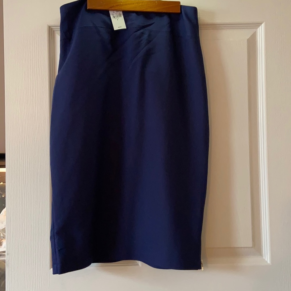 Classic Navy Pencil Skirt - Women's Professional Skirt